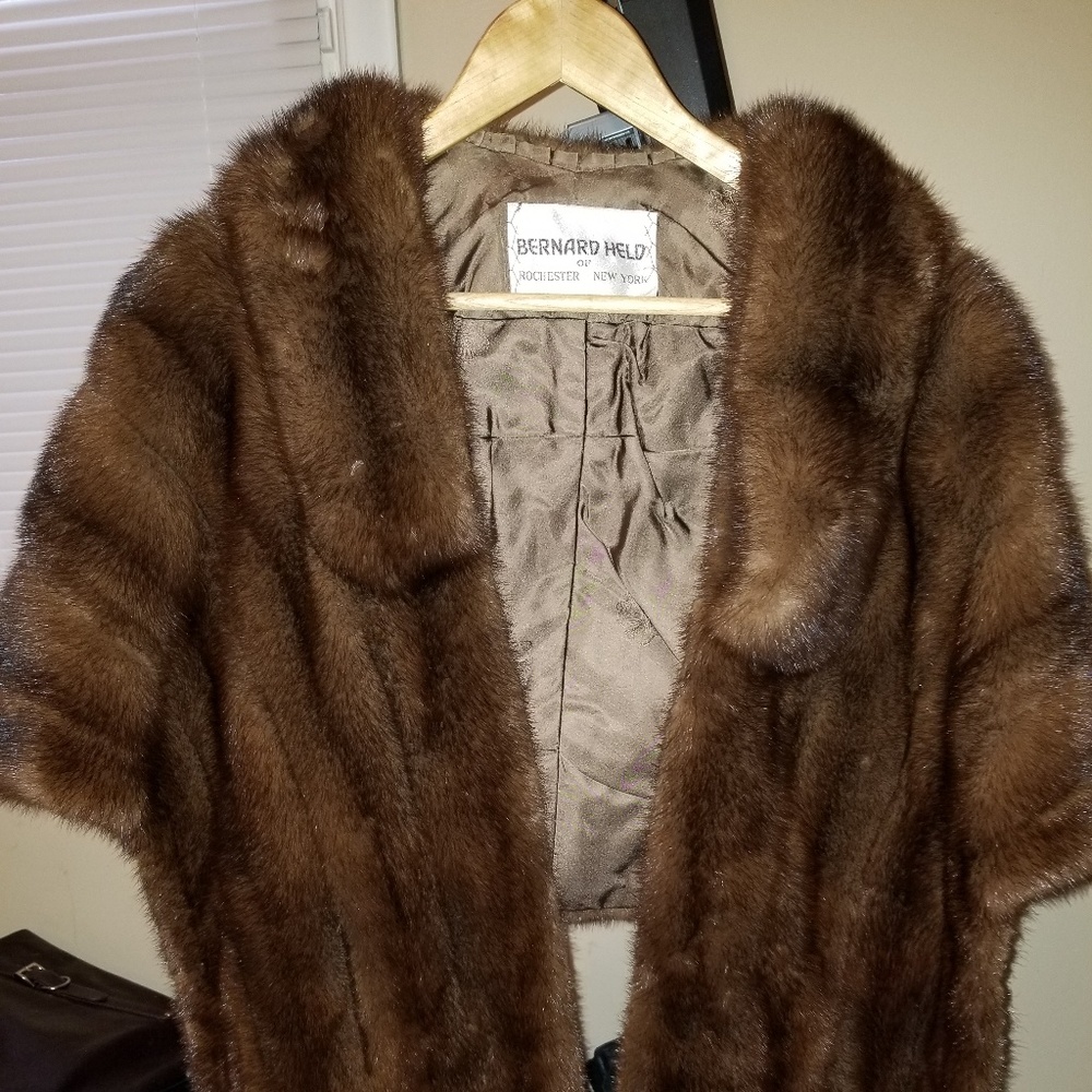 Vintage Mink Wrap Stole